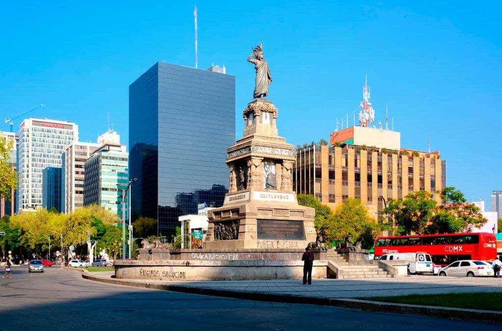 Monumento a Cuauhtémoc: Historia del monumento que da nombre a nuestra colonia